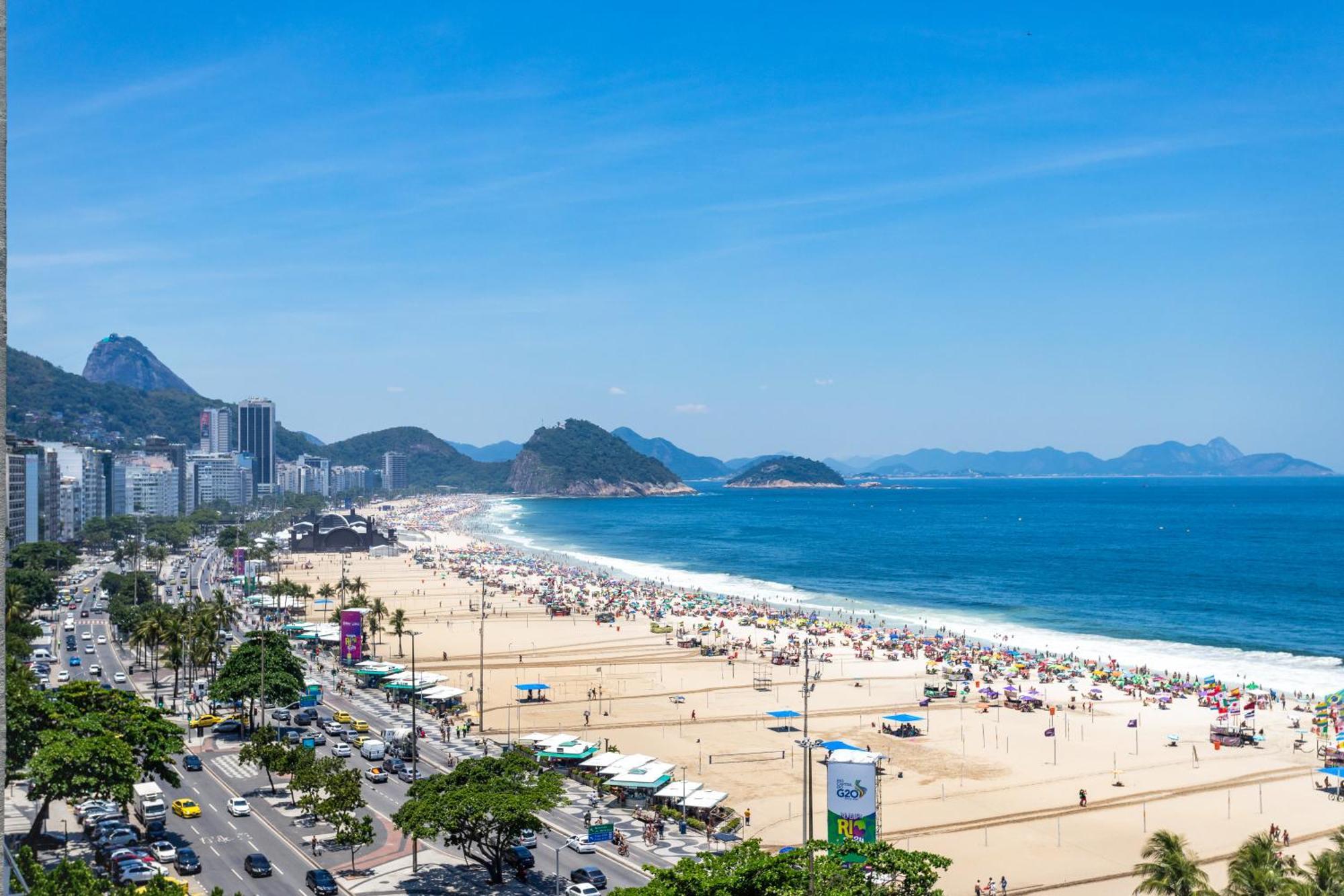 Unhotel - Luxuosos Apartamentos Na Atlantica A Beira-Mar, Copacabana Rio de Janeiro Exteriör bild