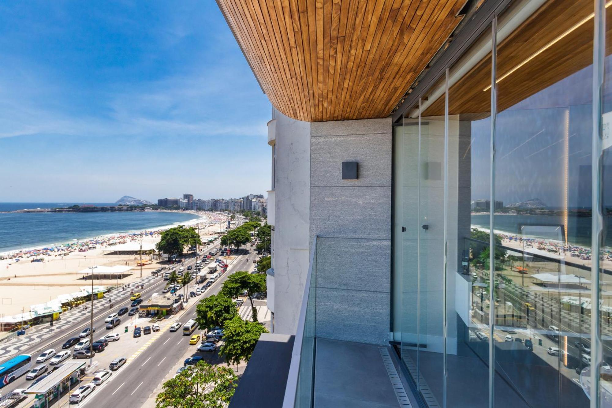 Unhotel - Luxuosos Apartamentos Na Atlantica A Beira-Mar, Copacabana Rio de Janeiro Exteriör bild